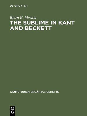 cover image of The Sublime in Kant and Beckett
